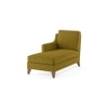 Abbey Sectional Sofa (Colour : Olive Green, Cushion : Soft, Seater : Left Aligned 2 Seater + Left Aligned Chaise)