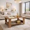 Spydercraft Penio Modern Coffee Table in Noce Lyon Finish