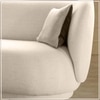 Plushprestige Wood 3 Seater With Upholstery Non Storage Sofa In White Colour
