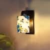 Devansh Solid Wood Electric Wall Light in Brown Colour with Multi Shade Count of 1 Light