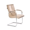 Elegant Cantilever Chair In Cream Colour