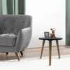 Metalsmith Solid Wood Side Table in Black Finish
