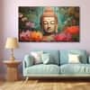 The Castle Decor Lord Buddha Meditation Wall Art Framed Painting 27x48 Inch (Style 16)