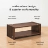 Espresso Solid Wood Coffee Table
