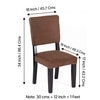 Newport wood Set of 2 Dining Chairs in Taupe Brown Velvet Upholstery with MAHAGONY FINISH