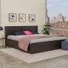 Styx Solid Wood King Size Drawer Storage Bed In Melamine Finish