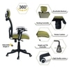 Jeaorda High Back Ergonomic Chair in Pearl Green Colour