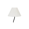 Margaret Black Cotton Shade Floor Lamp
