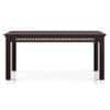 Fidora 6 Seater Dining Table In Mahogany Finish