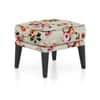 Morgen Ottoman In Peach Floral Colour