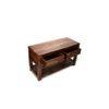 Elder Sheesham Wood Console Table in Teak Finish