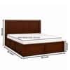 Nivaan Solid Wood Comfort Queen Bed Box Storage Provincial Teak Finish Mattress 60 x 78 Inches