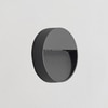 Nilsa Round Surface Led Outdoor Foot Light In Black Finish