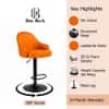 Doe Buck Faux Leather Adjustable Bar Stool in Tan Colour