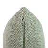 Violette Arch Green Cotton Knitted Decorative Cushion Cover 16 x 16 Inches