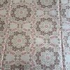 Peach Floral 400 TC Cotton Flat Queen Size Bedsheet With 2 Pillow Covers  Threads