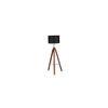 Hemmings Black Cotton Shade Floor Lamp