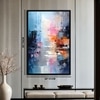 The Castle Decor Modern Abstract Wall Art Framed Painting 20x30 Inch Style 3
