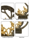 Decorative Couple Under Tree Figurine Modern Art Showpiece for Home Decor