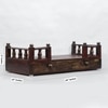 D'Dass Copper Mdf and Sheesham Wooden Temple For Pooja