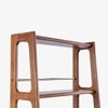 Noah Solid Wood Bookshelf in Teak Finish