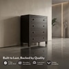 Walter Solid Wood Chest of Drawers in Mango Mahogany Finish