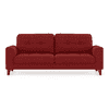 Verona Premium 3 Seater Fabric Sofa in Salsa Red Colour