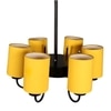 Devansh Steel Wall Mounted Lamp With Beige Jute Shade