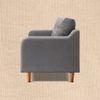 Ease Plus 3 Seater Wooden Sofa in Grey Colour
