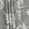 Soren Grey Brown Floral 400 TC Cotton Flat Queen Size Bedsheet with 2 Pillow Covers – Threads