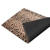 Multicolor Abstract Machine Made Polyester 6 X 9 Feet Carpet