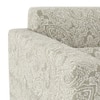 Lewis 2 Seater Fabric Sofa In Monochrome Paisley Colour