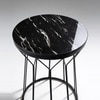Aria Metal Side Table in Black Colour