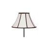 Shane Black Cotton Shade Floor Lamp