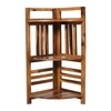 Cutlet Solid Wood  Bookshelf in Honey Oak Finish