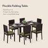 Danton Oribi Solid Wood 6 Seater Dining Table With Set Of 6 Chairs
