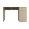 Alana Study Desk with Cabinet Drawer and Shelf in Bronze Cambric Colour