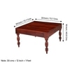 Sydney Sheesham Wood Contemporary Square Coffee Table In Honey Finish