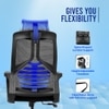 Kepler Brooks Quartz HB Office Desk Chair in Black Colour