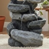 Resting Rock Stone Fountain For Indoor And Outdoor