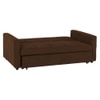 Medas 3 Pull Out Sofa Cum Bed In Brown Colour