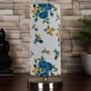 Multicolor cotton table lamp with Steel Base -13