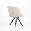 Cotton Vershe Dining Chair with Metal