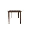 Houston 6 Seater Dining Set with 6 Chairs (Rubberwood, Dark Cappuccino Finish)