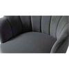 Melta Fabric Accent Chair in Grey Colour