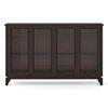 Akira XL Solid Wood Sideboard in Mahogany Finish