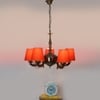 Devansh Steel Wall Mounted Lamp With Off-White Cotton Shade