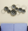 Polo Abstract Metal Wall Decor in Multicolor Set of 1
