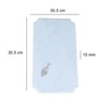 Marble fish Inlay Egde Cutting Platter