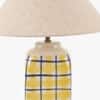 Sorrento Handicrafted Table Lamp in Black, blue and white Colour